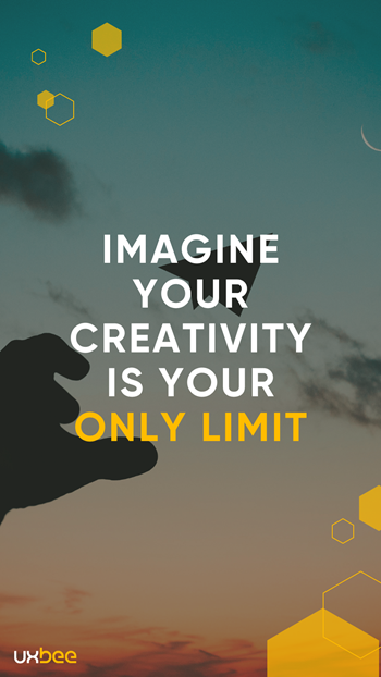 Image of paper airplane with text; imagine your creativity is your only limit