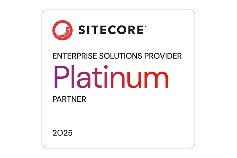 Sitecore Platinum Partner badge